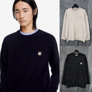 MG 브라운 폭스헤드 캐시 라운드 니트