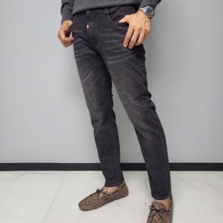 TB 블랙 워싱 데님 청바지