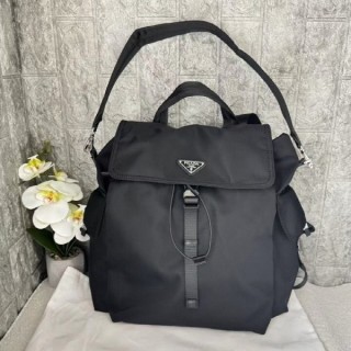 프** 익스플로어 리나일론 및 가죽 백팩