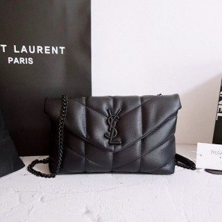 생** 고급 루루 푸퍼 미니 토이백 검정 흑장