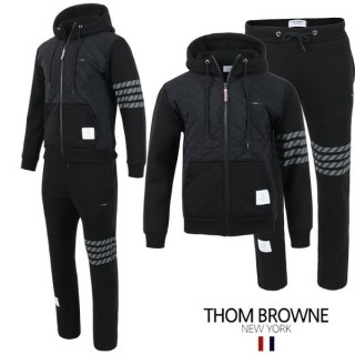 톰* 사선 로고 패치 누빔 패딩 셋업 ☆기모 패딩 원단☆