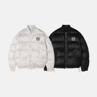 LOE 벨벳 레자 트랙 패딩