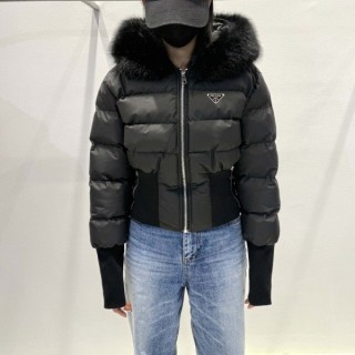 PRD 플레이트 시보리 라쿤 패딩 (여성)