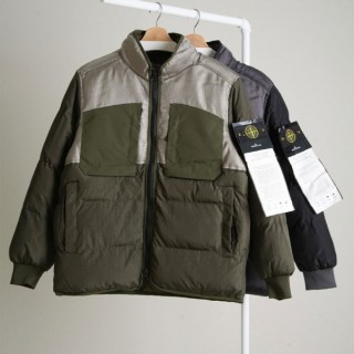 메탈릭 다운 푸퍼 자켓