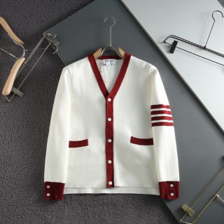 톰* 4바 배색 양모 버튼 가디건 수입 최상급 커스텀