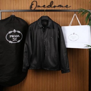 프* 가죽 셔츠 재킷