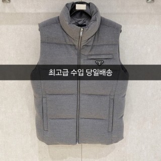 프* 지퍼 울 패딩조끼