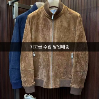 쿠* 스웨이드 보머 재킷