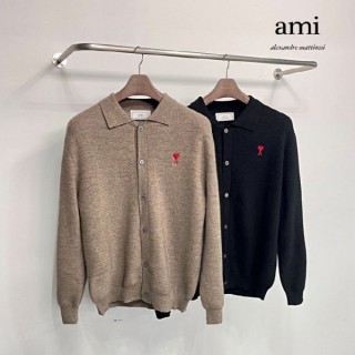 AM 스몰하트 카라 단추가디건