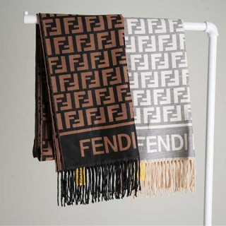 [ F ] 남여공용 FF 모노그램 울 머플러