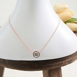 [ M ] 에나멜 메탈 로고 네크리스 목걸이