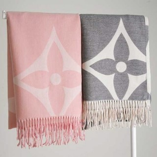 [ L ] 모노그램 빅로고 에센셜 울 머플러