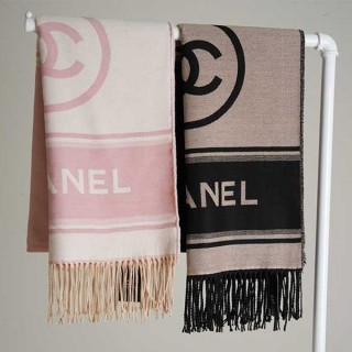 [ C ] CC 빅로고 컬러블럭 울 머플러