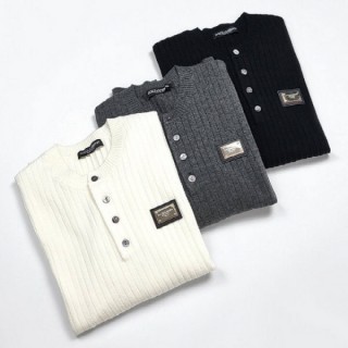 DG 버튼넥 긴팔 니트