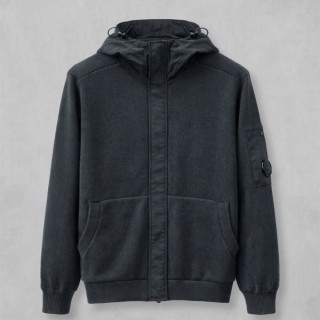 [ C ] 램스울 GRS 후드 풀 집업 스웨터