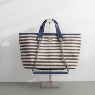 [ C ] 스트라이프 쇼퍼백