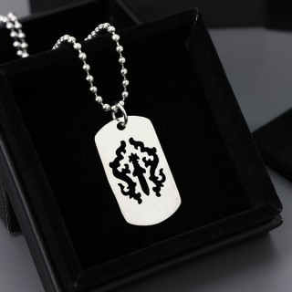 [ C ] 대거 도그택 펜던트 목걸이