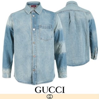 구* 워시드 데님 오버핏 셔츠 자켓