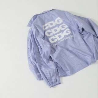 꼼* 스트라이프 코치 자켓 - 수입 (남여공용)