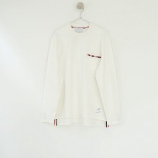 톰* 포켓 삼선 오버사이즈 맨투맨 - 수입 (남여공용)