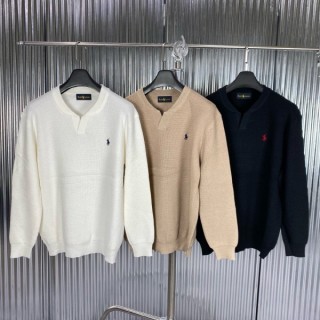 PL 브이 하프 라운드 니트