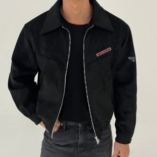 PRD 남성 가죽 스웨이드자켓