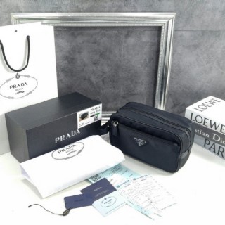 프** 리나일론 및 사피아노 가죽 여행용 파우치 (풀박스)