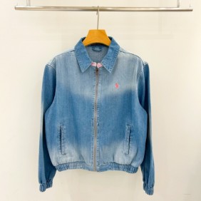 폴* 자수 데님 자켓 (여성)