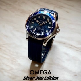 오메* 씨마스터 다이버 300M 블루다이얼